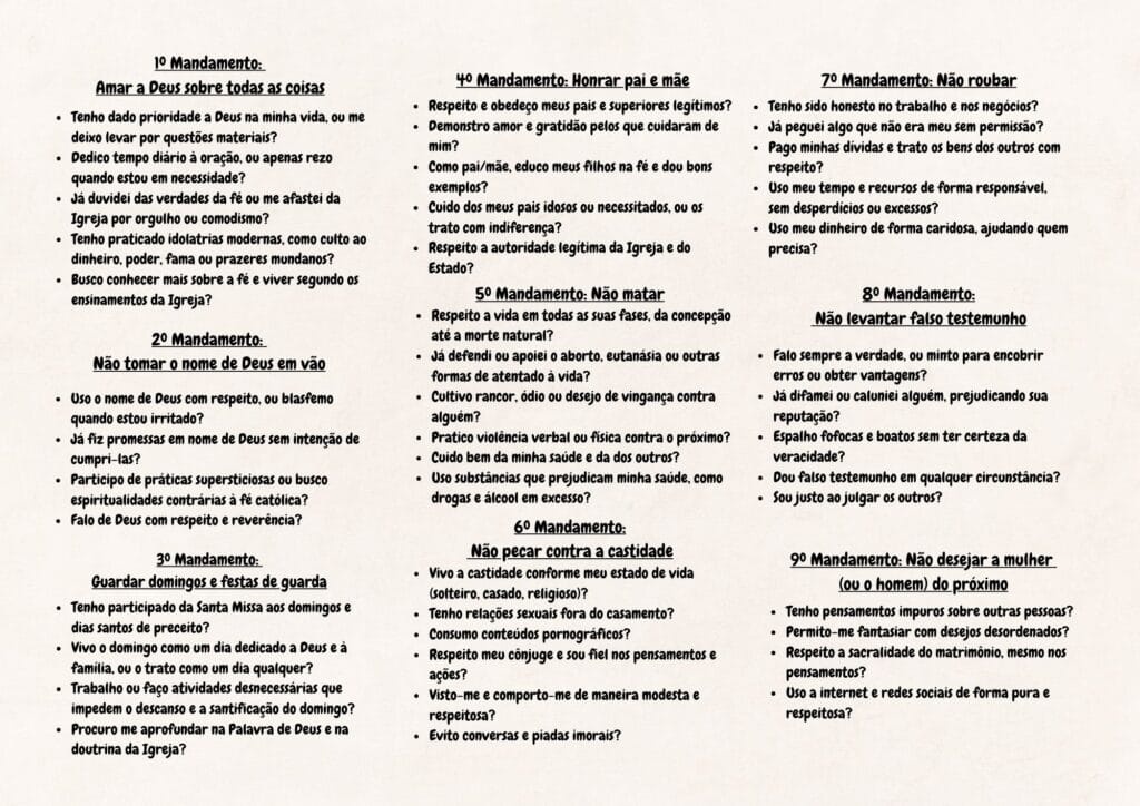 exame de consciência para baixar