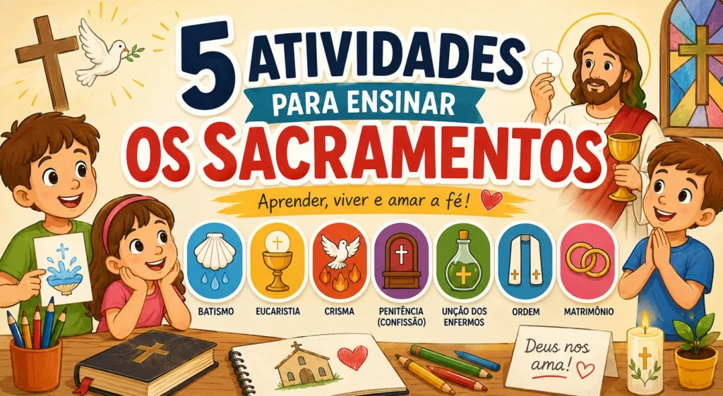 5 atividades para ensinar os sacramentos