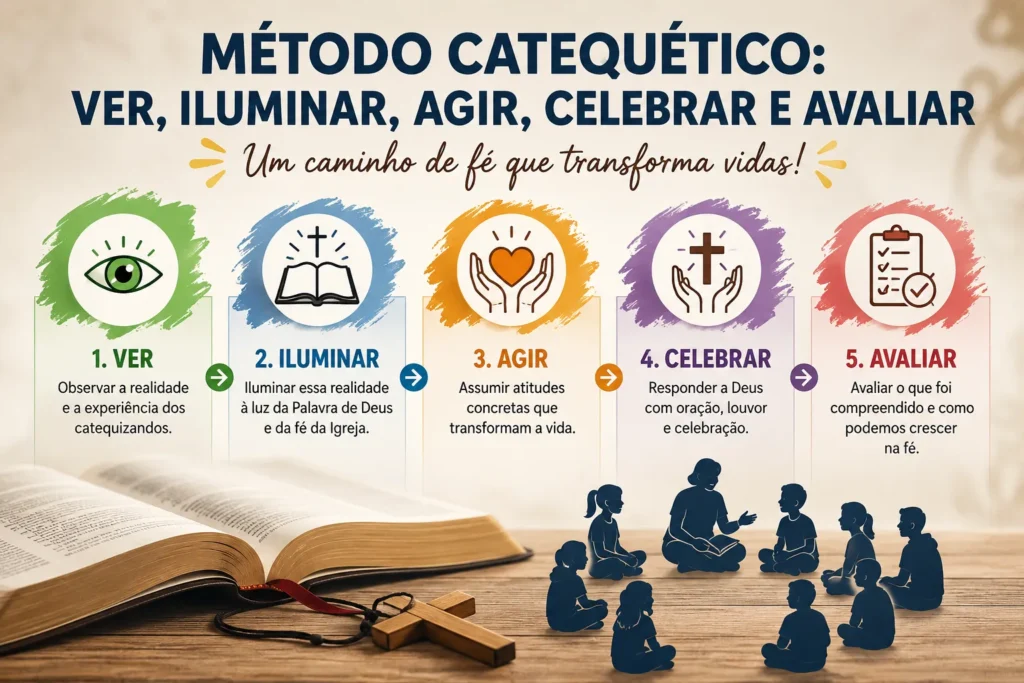 Método catequético Ver, Iluminar, Agir, Celebrar e Avaliar